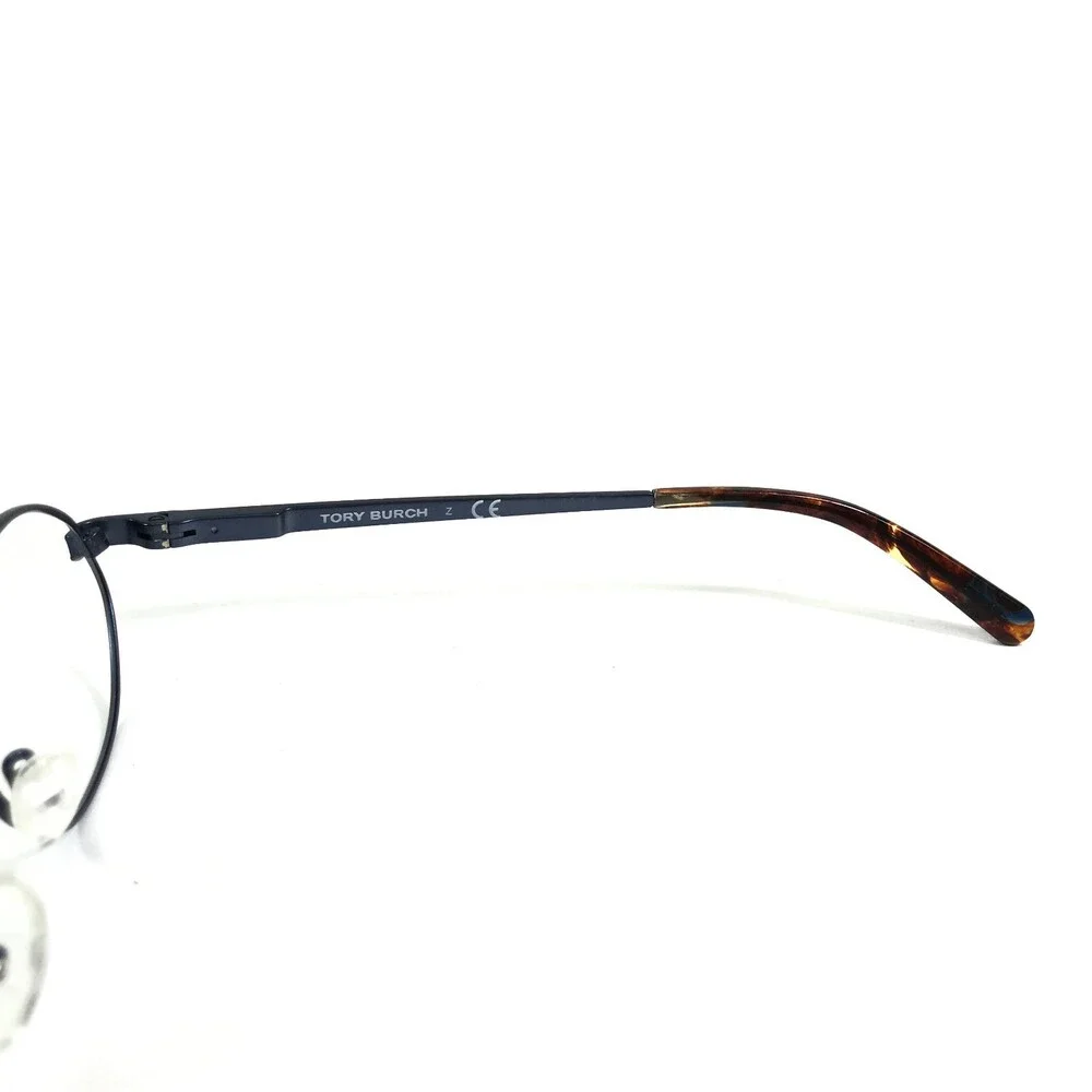 Tory Burch Eyeglasses Frames TY 1025 122 Blue Round Full Wire Rim 49-19-135